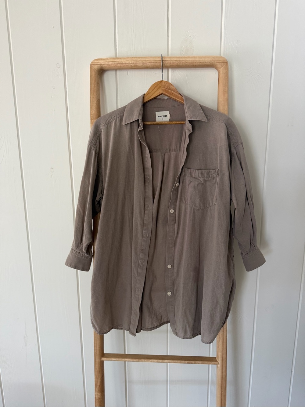 Rudy Jude Morning Gauze Shirt in Dust